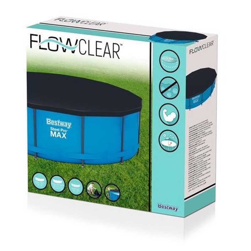 Cobertor De Piscina Redonda 370cm Flow Clear Bestway 58037 - LhuaStore