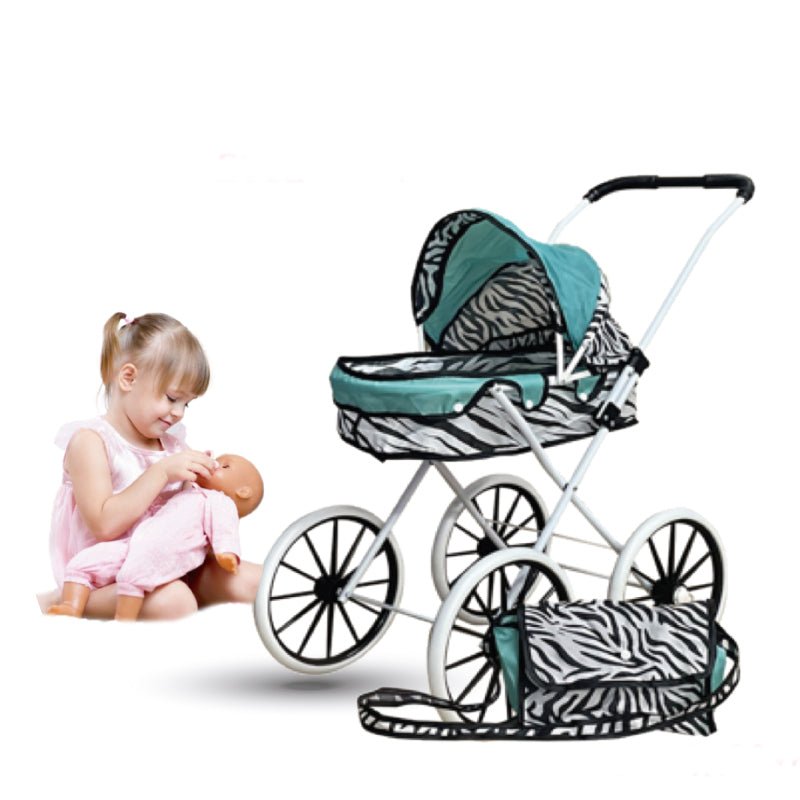 Coche Para Muñecas Con Bolso XL Niñas Bebe Juguete Animal Print - LhuaStore