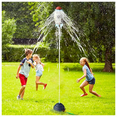 Cohete Rociador Beige Lanza Agua Chorro Juguete Niños Verano - LhuaStore