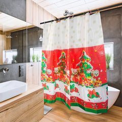 Cortina De Baño Impermeable Para Ducha Navidad 180x180cm - LhuaStore