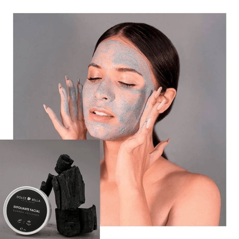 Exfoliante Facial Carbón Activado 80ml Dolce Bella Skincare - LhuaStore