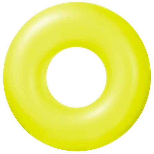 Flotador Aro Amarillo Fluor Inflable Intex 59262