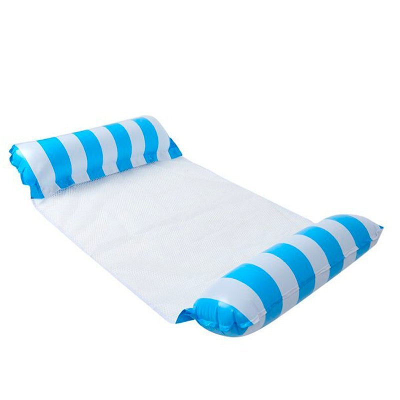 Flotador Cama Silla Hamaca Inflable Rayas Colores 128cm - LhuaStore