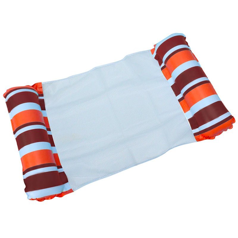 Flotador Cama Silla Hamaca Inflable Rayas Piscina 128cm - LhuaStore