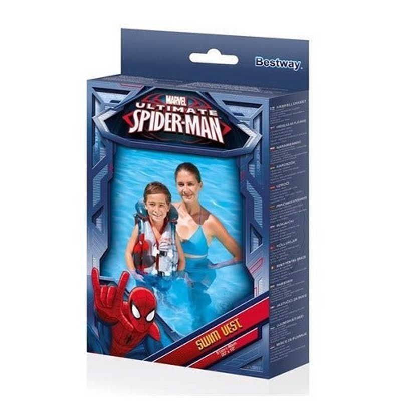 Flotador Chaleco Spiderman Inflable Niños Bestway 98014 - LhuaStore