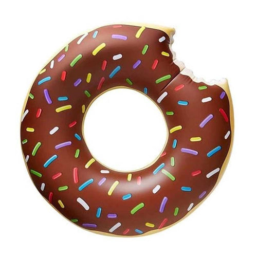 Flotador Dona Donuts Chocolate 120cm Inflable - LhuaStore