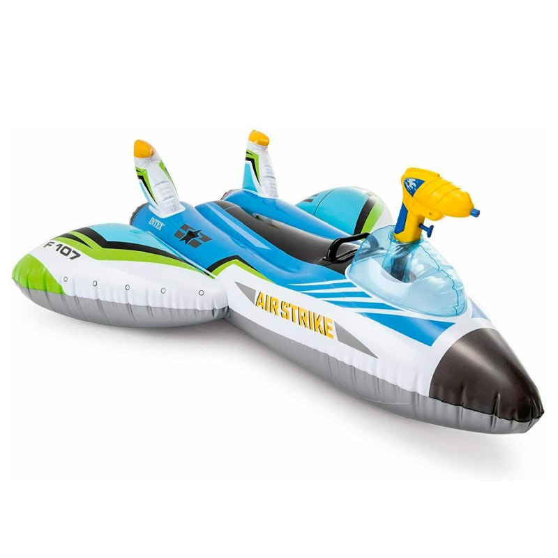 Flotador Inflable Avion Azul Lanza Agua Intex 57536 - LhuaStore