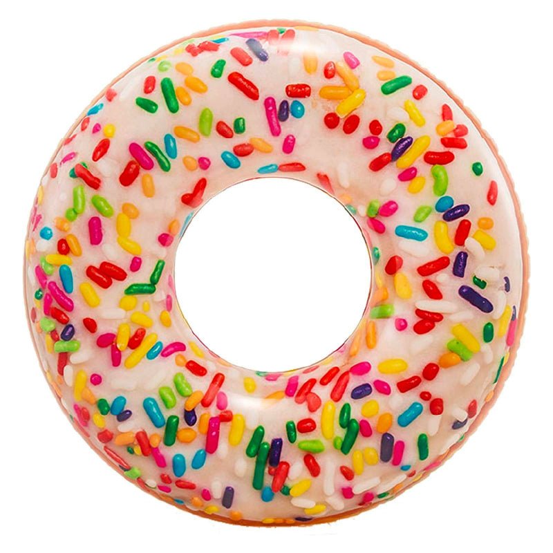 Flotador Inflable Donut Mostacilla Arcoiris Intex 56263 - LhuaStore