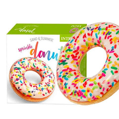 Flotador Inflable Donut Mostacilla Arcoiris Intex 56263 - LhuaStore