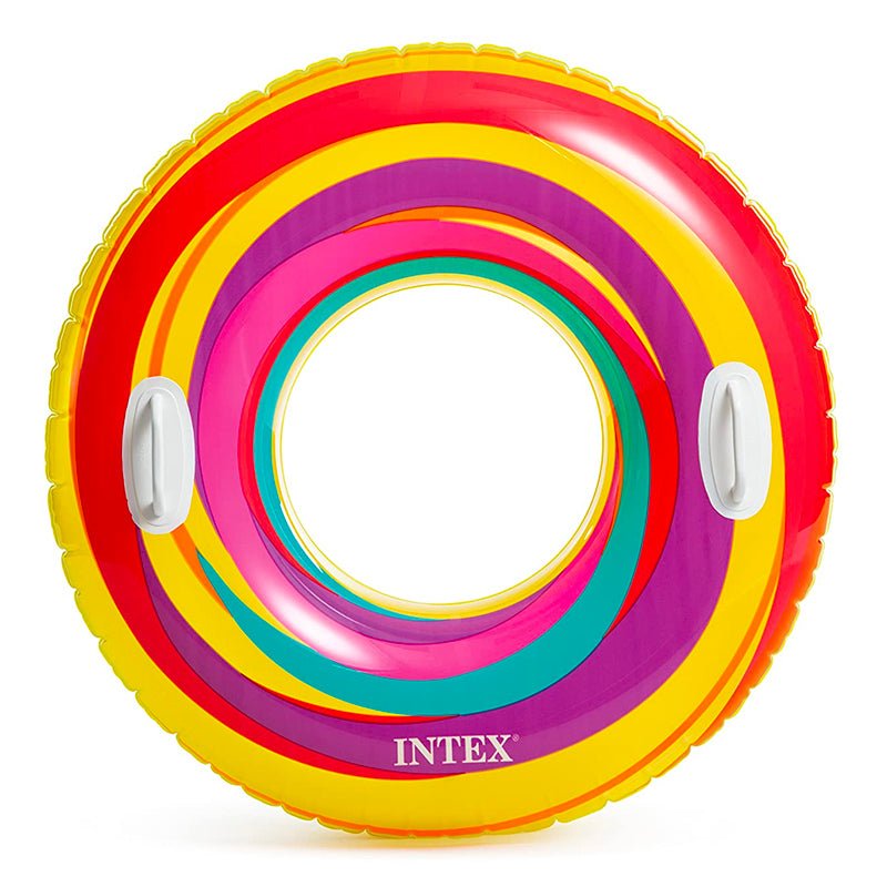 Flotador Inflable Remolino Arco Iris 91cm Intex 59256 - LhuaStore