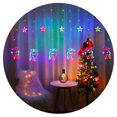 Guirnalda Cascada Reno Multicolor 138 Led 3mts Navidad - Lhua Store