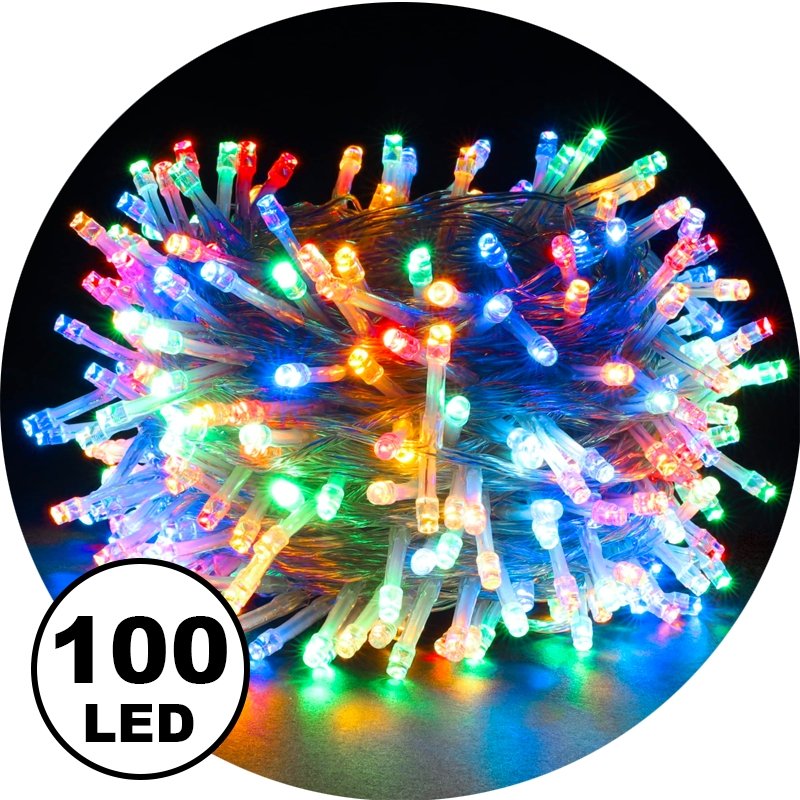 Guirnalda Luces 100 Led 9 Metros Multicolor Navidad Decoracion - LhuaStore