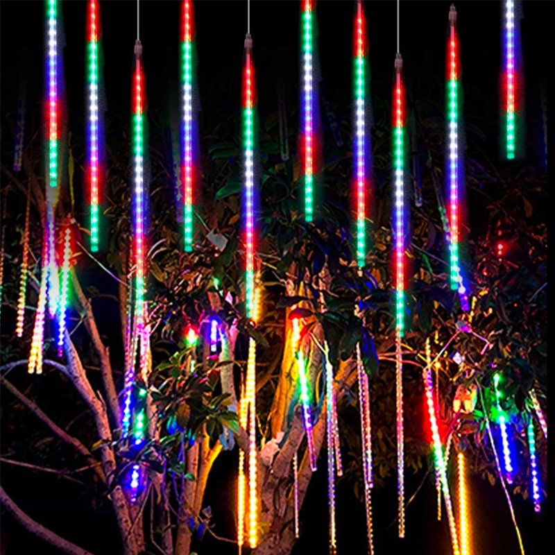Guirnalda Luces Lluvia Meteoro Multicolor Navidad Exterior - LhuaStore