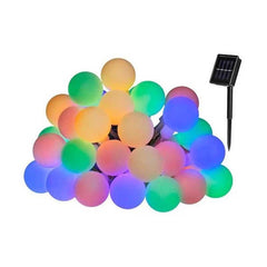 Guirnalda Solar Esfera Bolita 5 Metros 50 Led Luz Multicolor - Lhua Store