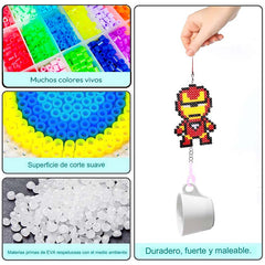 Hama Perler 3650 Beads 5mm 24 Color Diseña Fabrica Juguetes - LhuaStore