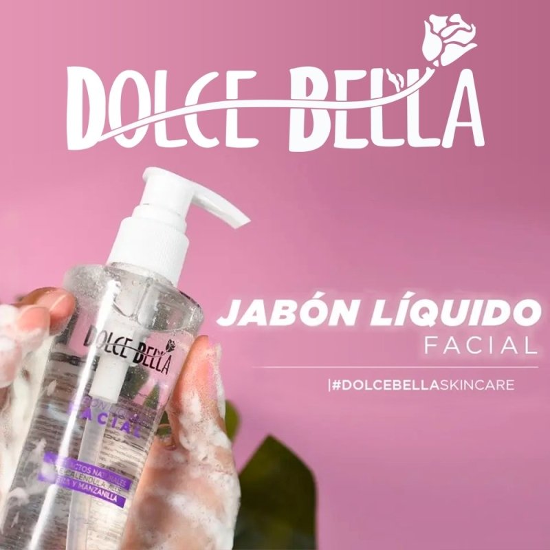 Jabón Líquido Facial Dolce Bella Aloe Vera Manzanilla 240ml - LhuaStore