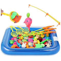 Juego De Pesca 36 Piezas Piscina Cuadrada Niños Juguete - LhuaStore