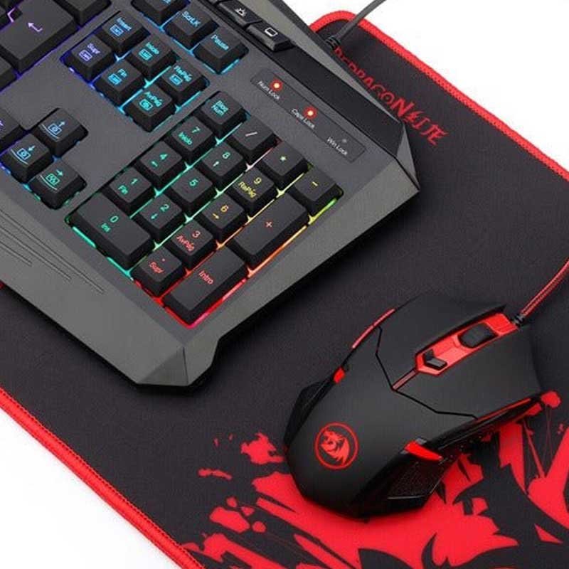 Kit Gamer Redragon S101 Teclado Mouse Audífono Mousepad - LhuaStore