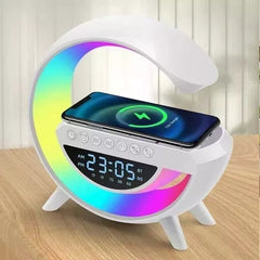 Lampara G De Mesa Inteligente Bluetooth Parlante Rgb Reloj - Lhua Store