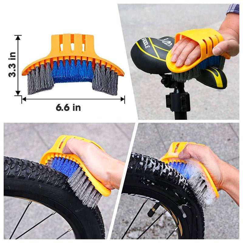 Limpieza Bicicleta Kit 11 Piezas Cepillo Polvo Limpia Cadena - LhuaStore