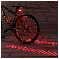Luz De Bicicleta Led Trasera Lineas Guia Recargable v8 - LhuaStore
