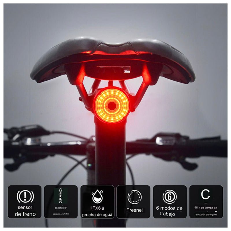 Luz Bicicleta Leds Porta Celular Bocina Y Cargador