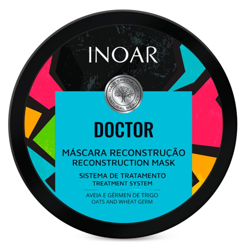 Máscara Doctor Reconstrucción Inoar 250gr Aloe Vera Vit B - LhuaStore