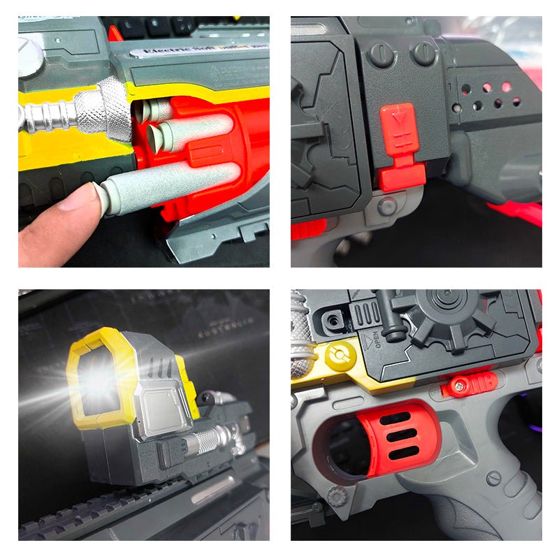 Metralleta Automática Lanza Dardos Toy Gun Juguete Niños - LhuaStore