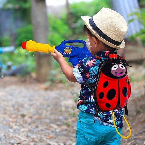 Mochila Chinita Pistola Lanza Agua Chorro 3.5 Niños Juguetes - LhuaStore