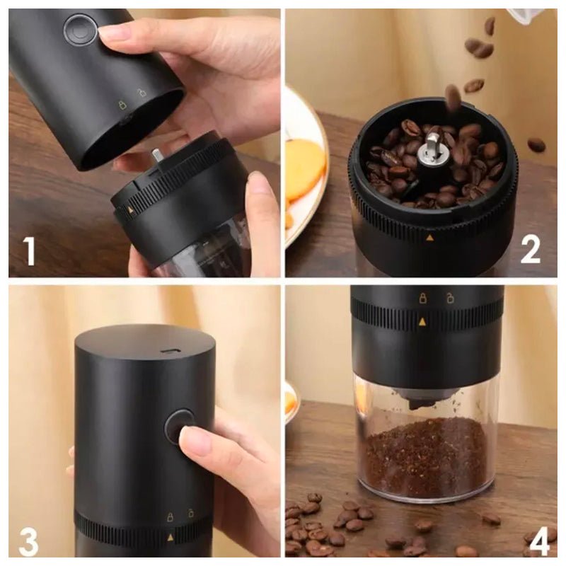 Molino Para Café Y Especias Inalámbrico Eléctrico Portátil - LhuaStore