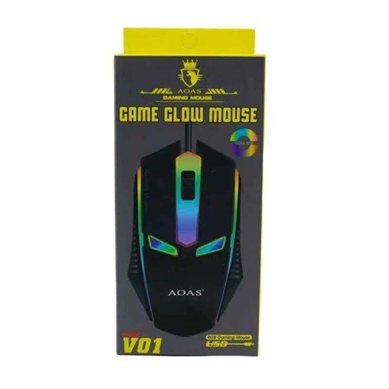 Mouse Gamer Aoas V01 Retroiluminado Usb - LhuaStore