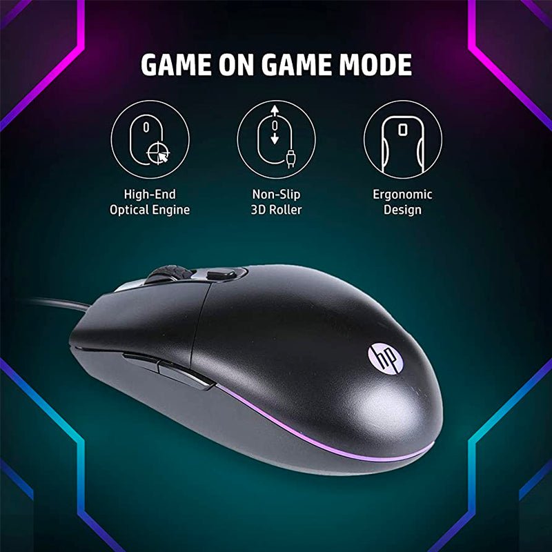 Mouse Gamer Hp M260 Negro Luces Rgb - LhuaStore