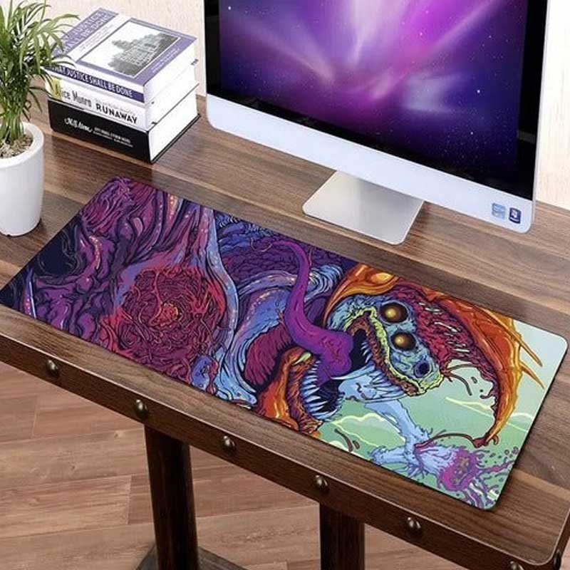 Mousepad Gamer Monster Colorful Xxl 90x40 Cm Antideslizante - LhuaStore