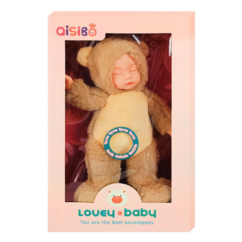Muñeco De Peluche Dormilón Ted Reborn Lovey Baby 35cm Niñas - LhuaStore