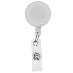 Pack 10 Porta Credenciales Yoyo Retractil Blanco - LhuaStore