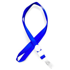 Pack 100 Cinta Lanyard Azul Eventos Publicidad - LhuaStore