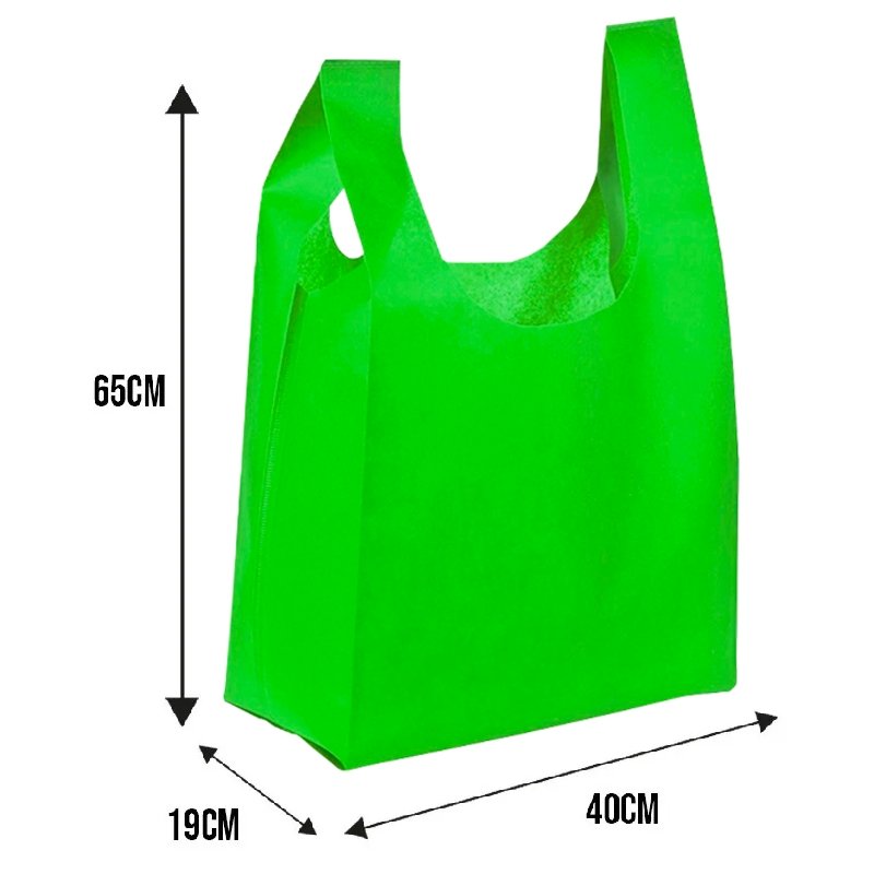 Pack 1000 Bolsa Tnt Ecologica 65x40 Reciclable - LhuaStore