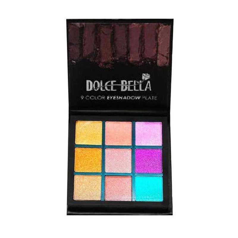 Paleta De Sombras 9 Colores Dolce Bella Maquillaje Belleza - LhuaStore