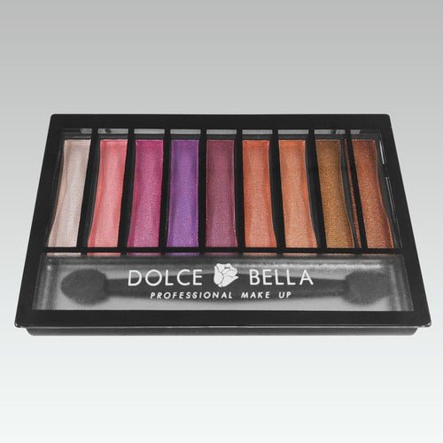 Paleta De Sombras 9 Colores Dolce Bella Maquillaje Rostro - LhuaStore