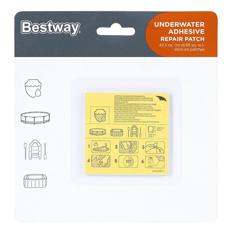 Parche Para Piscina De Alta Resistencia 6.50x6.50cm Bestway 62091 - LhuaStore