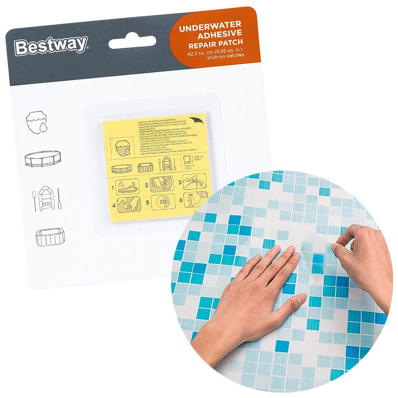Parche Para Piscina De Alta Resistencia 6.50x6.50cm Bestway 62091 - LhuaStore