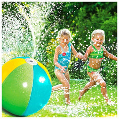 Pelota Inflable Con Rociador De Agua Piscina Niños Verano - LhuaStore