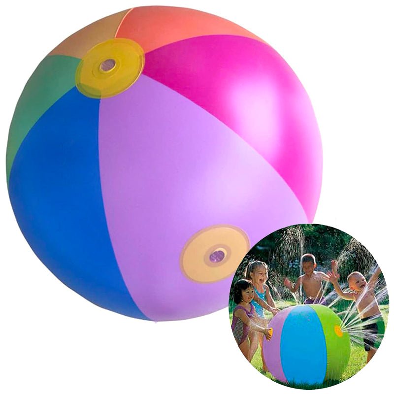 Pelota Inflable Con Rociador De Agua Piscina Niños Verano - LhuaStore