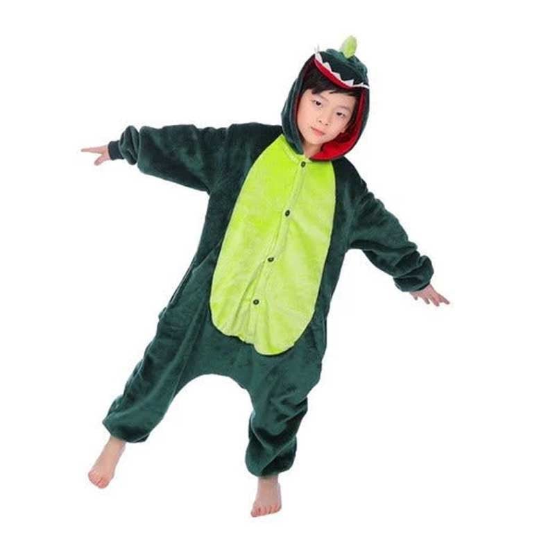 Pijama Dinosaurio Enterizo Kigurumi 3-12 Años - LhuaStore