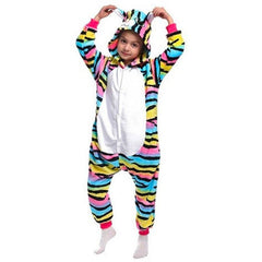 Pijama Gato Multicolor Enterizo Kigurumi 3-12 Años - LhuaStore