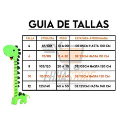 Pijama Tiburon Gris Enterizo Kigurumi 3 - 12 Años - Lhua Store