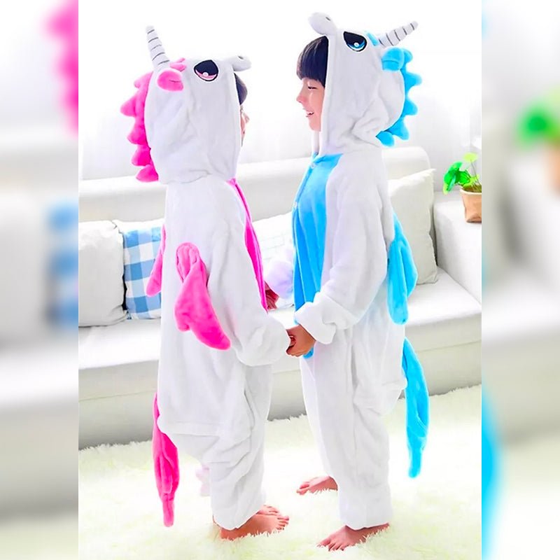 Hostil éxito Contorno Pijama Unicornio Blanco Kigurumi 3-12 Años Enterizo Polar - LhuaStore