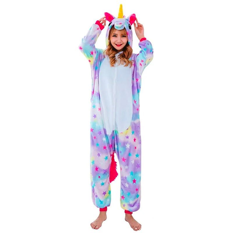 Pijama Unicornio Estrellas Kigurumi Adultos - LhuaStore