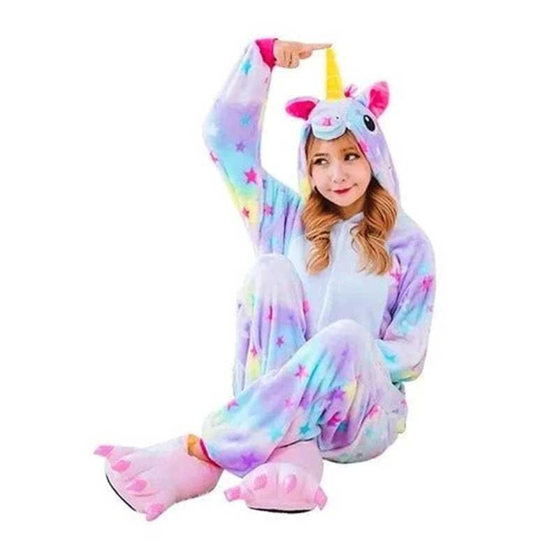 Pijama Unicornio Estrellas Kigurumi Adultos LhuaStore