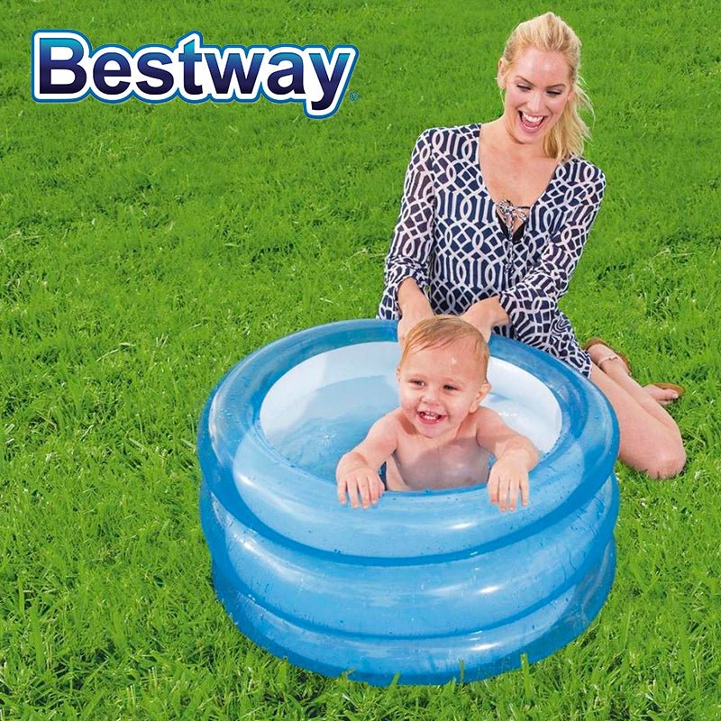 Piscina Inflable Infantil Para Bebe Celeste 70x30cm Bestway 51033 - LhuaStore